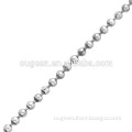 1.5mm 2016 necklace silver chain jewelry findings silver bead chain